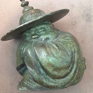 Vintage / Antique Bronze patina Buddha